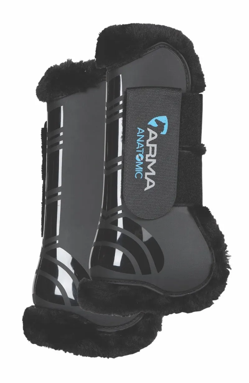 ARMA SupaFleece Tendon Boots in Black